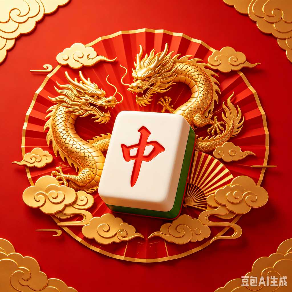 antique style mahjong set